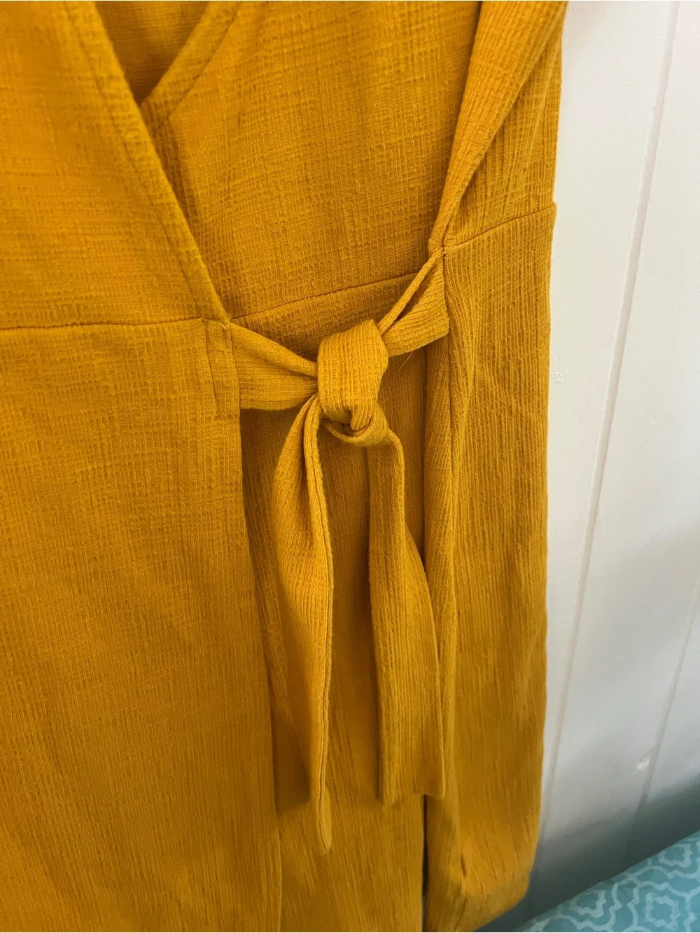 J. Crew Textured knit wrap dress